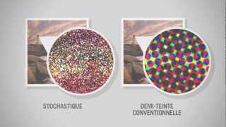 Vignette de l'actualité Distinguer la trame stochastique de la demi-teinte conventionnelle Vignette de l'actualité Distinguer la trame stochastique de la demi-teinte conventionnelle